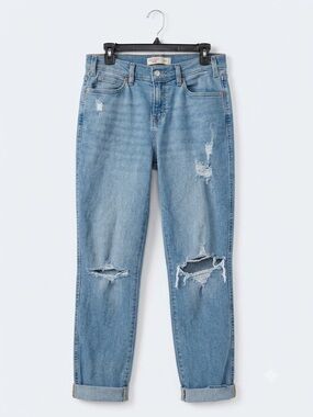 Signature by Levi Strauss & Co. Heritage Boyfriend Distressed Jeans Size 6 / W28